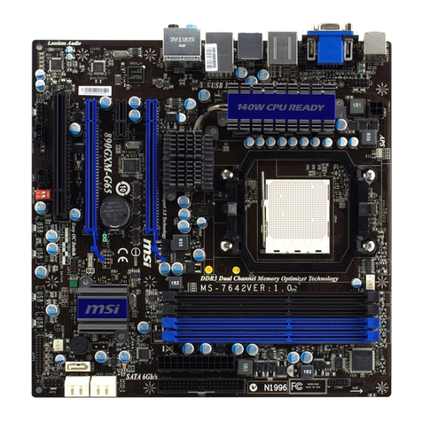 MSI 890GXM-G65 MS-7642 user manual