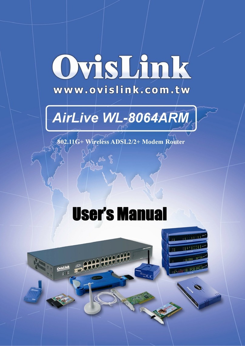 Ovislink AirLive WL-8064ARM user manual