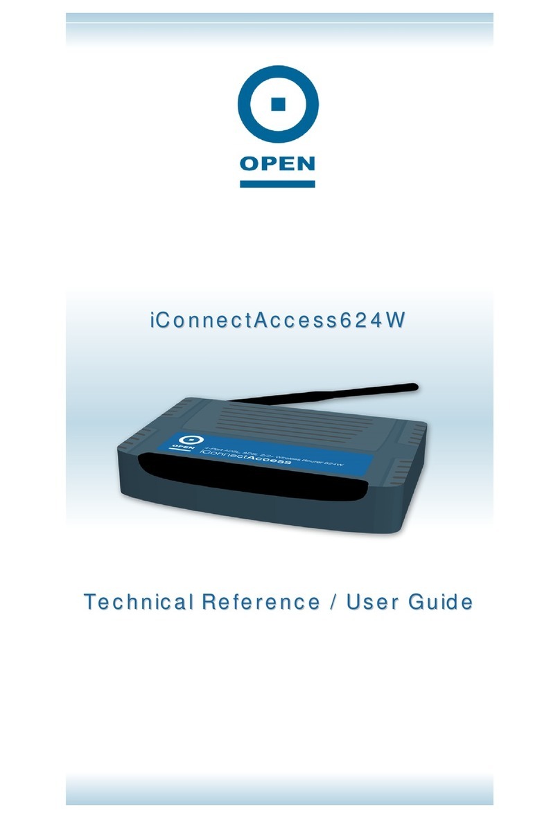 Open iConnectAccess 624W Technical reference/users guide