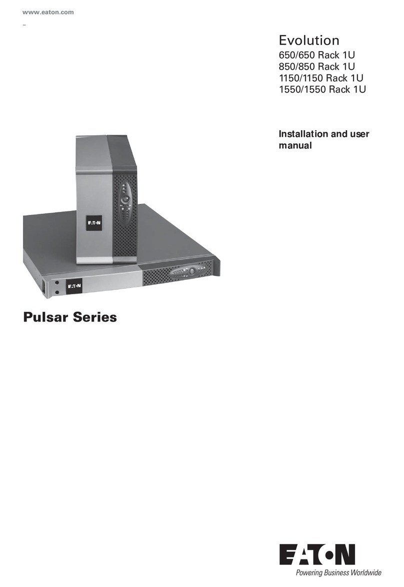 Eaton Pulsar Series 650 User manual