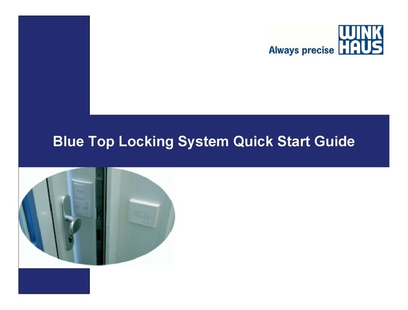 wink haus Blue Top Locking System quick start guide