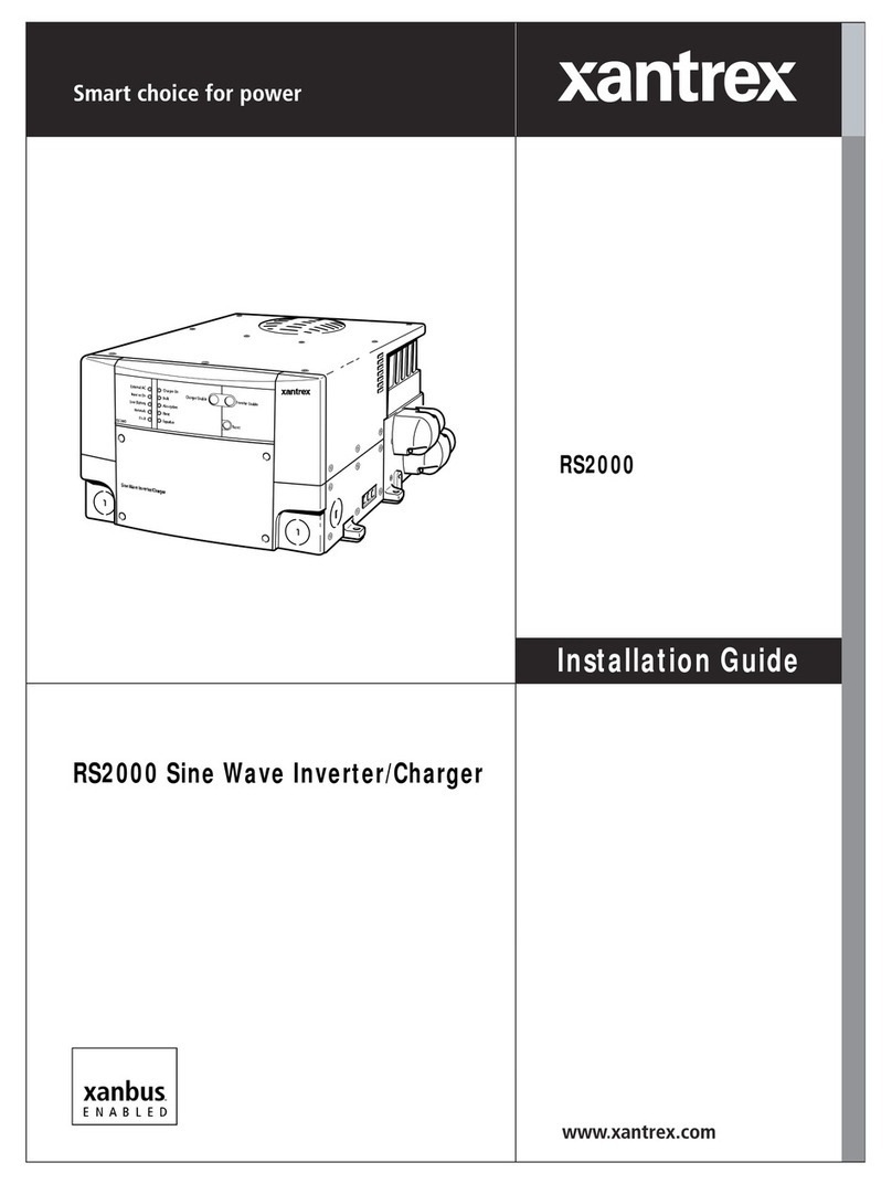 Xantrex RS2000 User manual