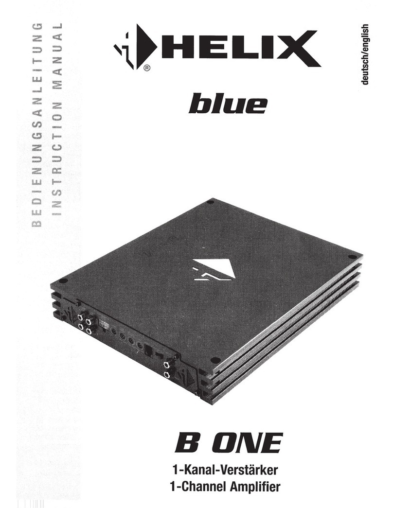 HELIX Blue B ONE User manual