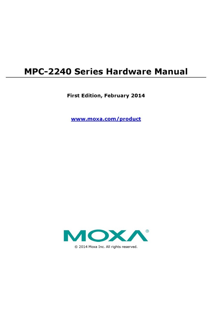 Moxa Technologies MPC-2240 Series Hardware manual