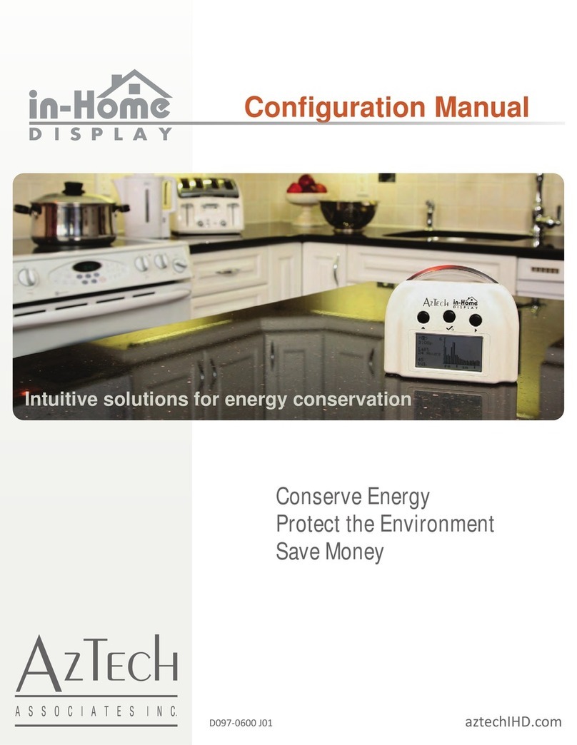 Aztech In-Home Display Configuration manual