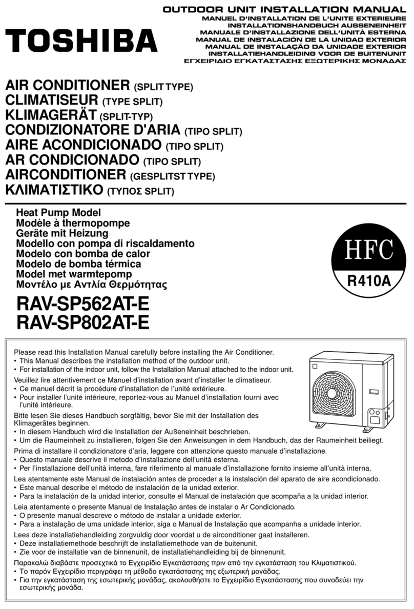 Toshiba RAV-SP562AT-E User manual