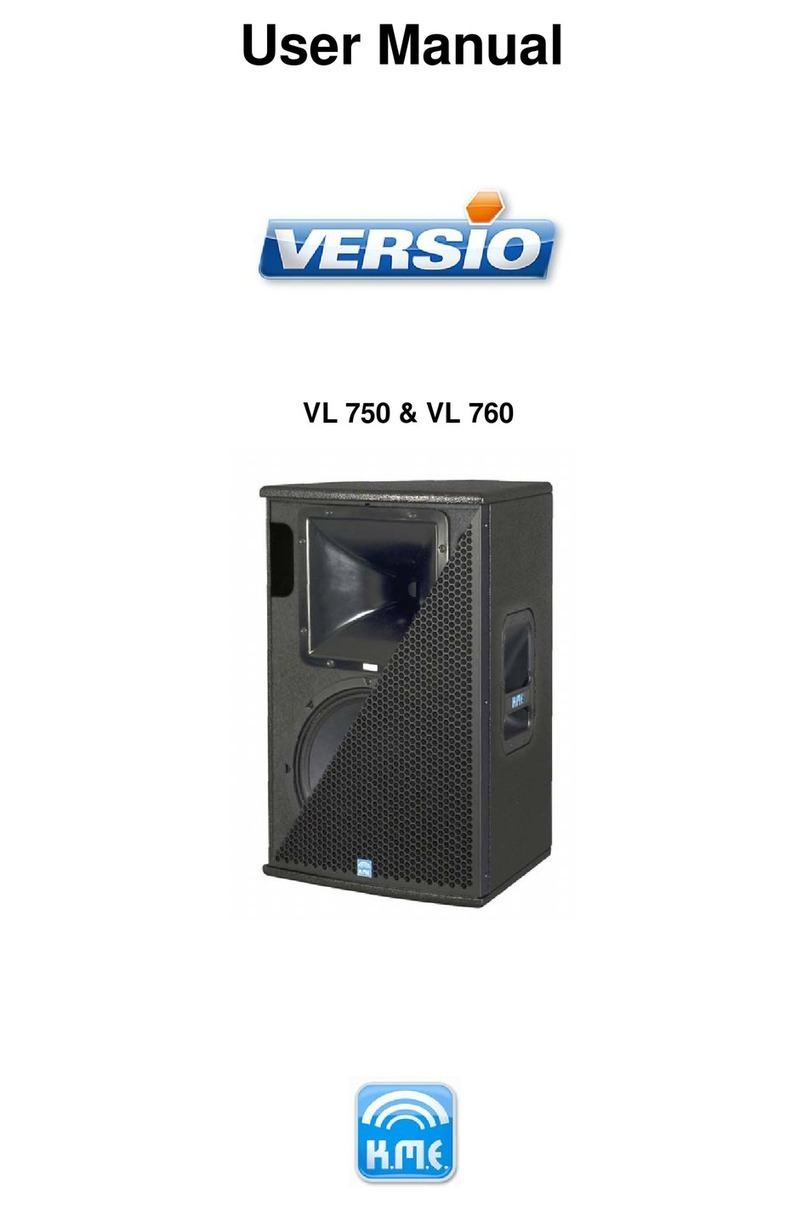 K.M.E. VERSIO VL 760 user manual