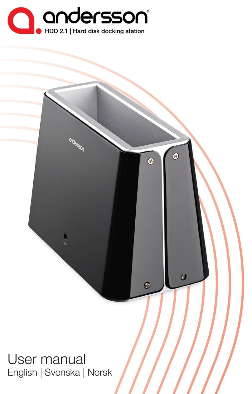 Andersson HDD 2.1 user manual