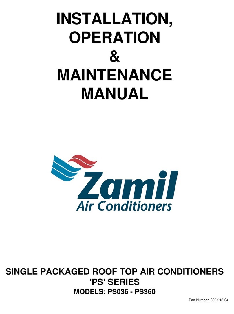 Zamil PS036 Installation, operation & maintenance manual