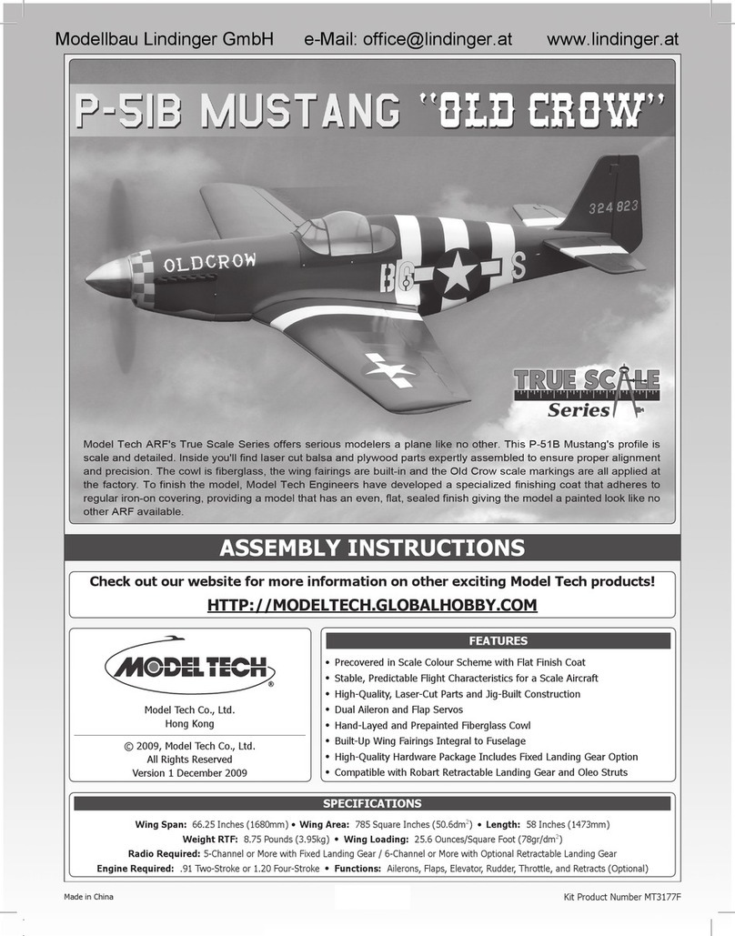 Modeltech P-5IB Mustang Old Crow User manual