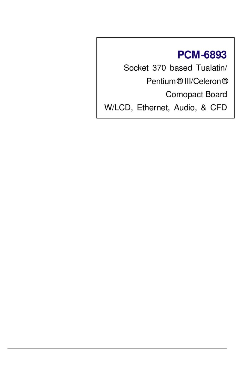Aaeon PCM-6893 User manual Aaeon PCM-6893 User manual