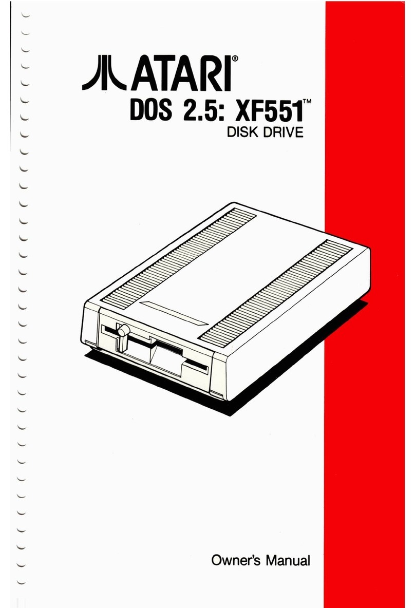 Atari DOS 2.5: XF551 User manual