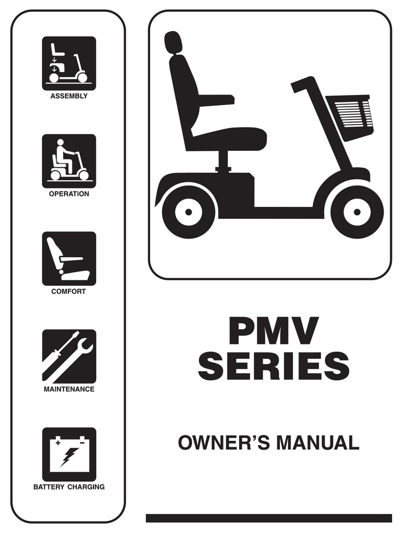 Pride Mobility PVM Series owner's manual Pride Mobility PVM Series owner's manual