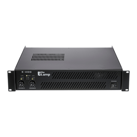 thomann t.amp E-400 User manual