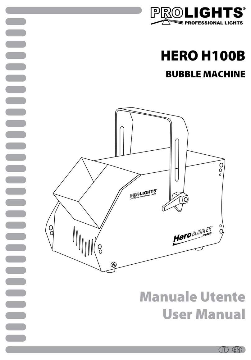ProLights HERO H100B User manual