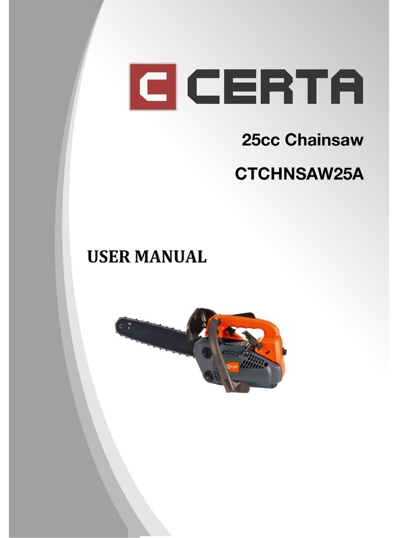 Certa CTCHNSAW25A User manual