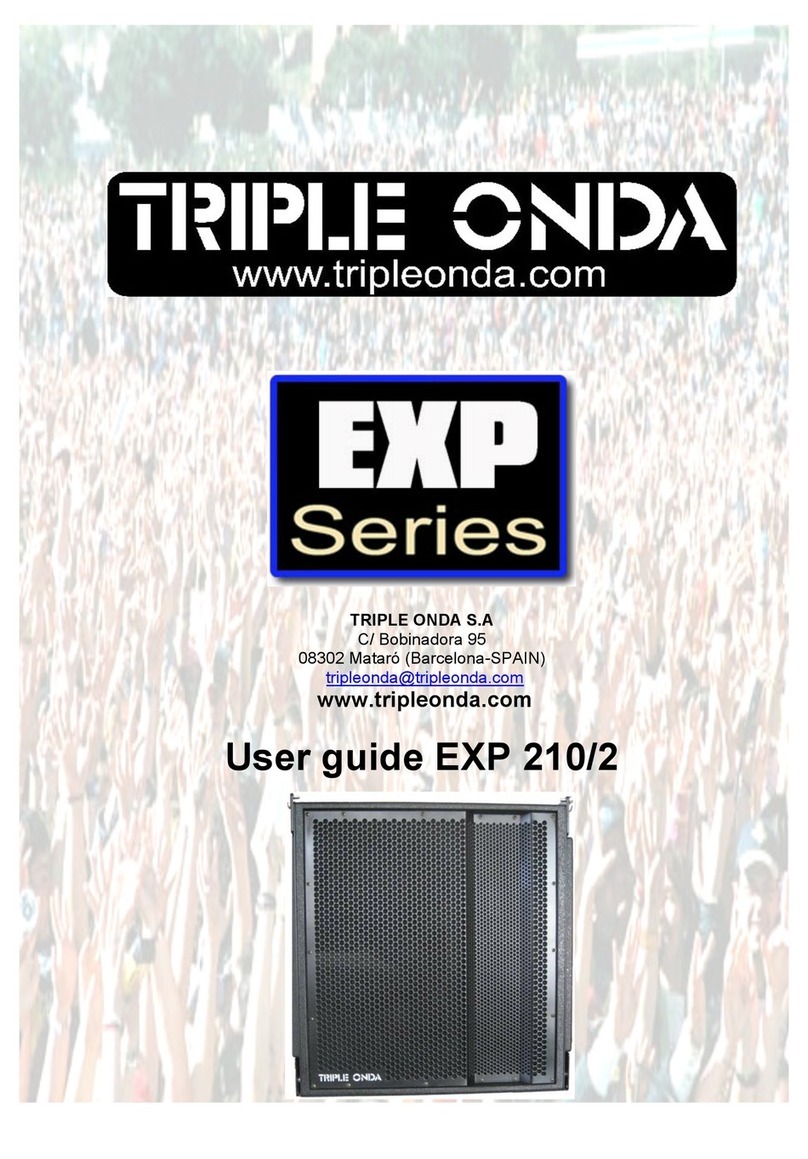 TRIPLE ONDA EXP 210/2 user guide