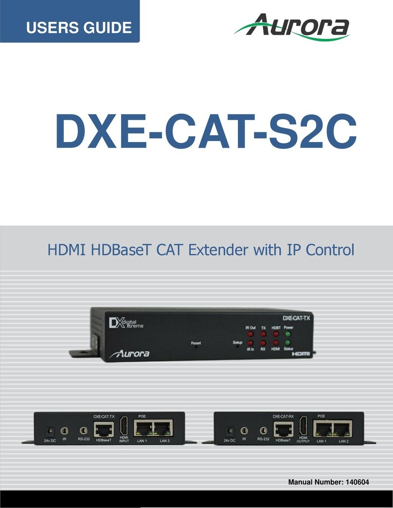 Aurora DXE-CAT-S2C user guide