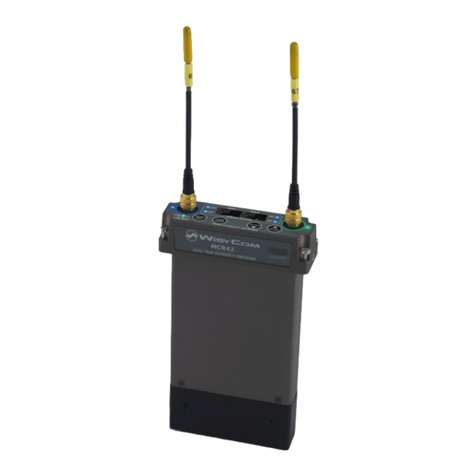 WisyCom MCR41 User manual