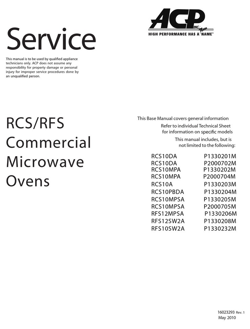 ACP RCS10DA Assembly instructions