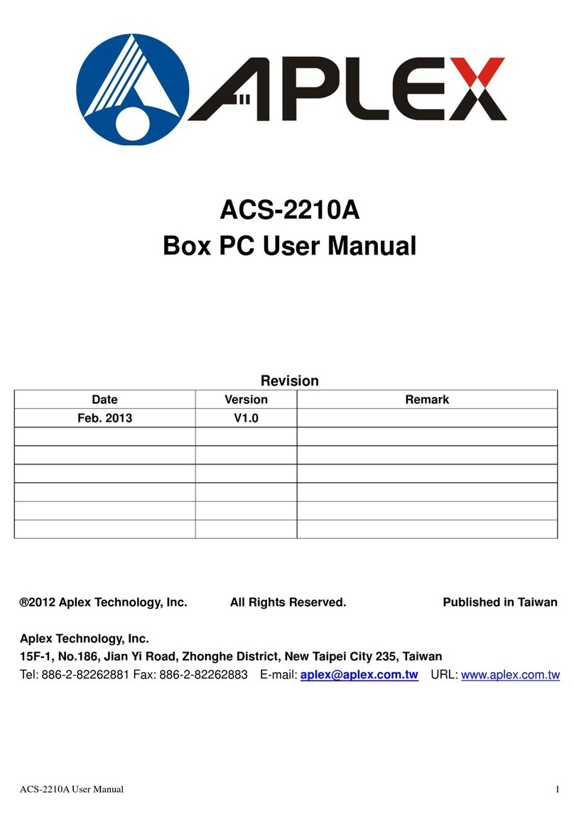 Aplex ACS-2210A User manual Aplex ACS-2210A User manual
