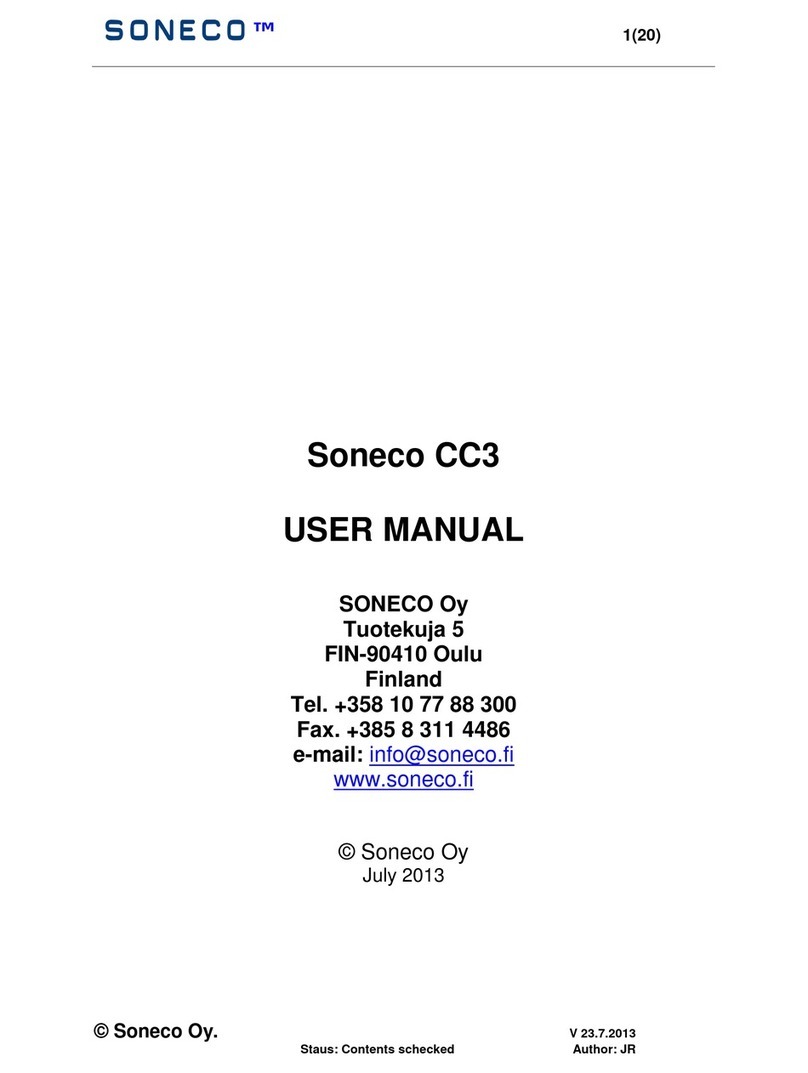 Soneco CC3 user manual