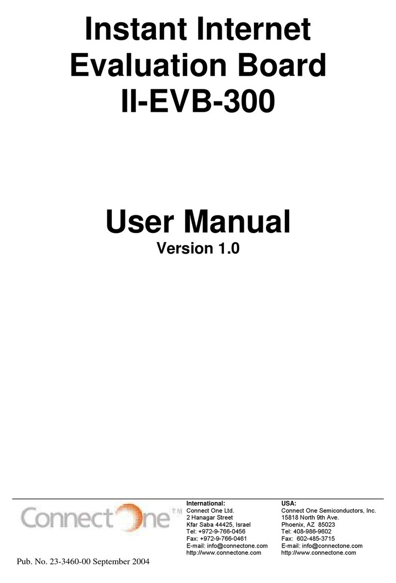 Connect One II-EVB-300 User manual