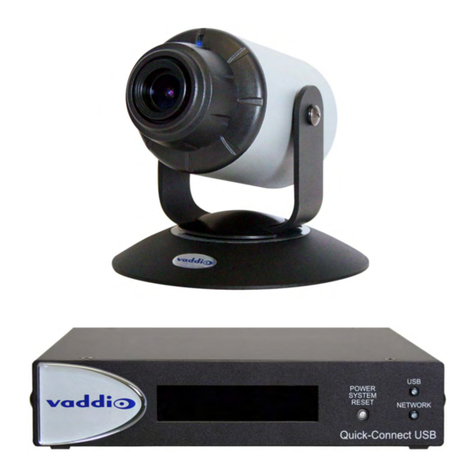 VADDIO WideSHOT WallVIEW USB User manual