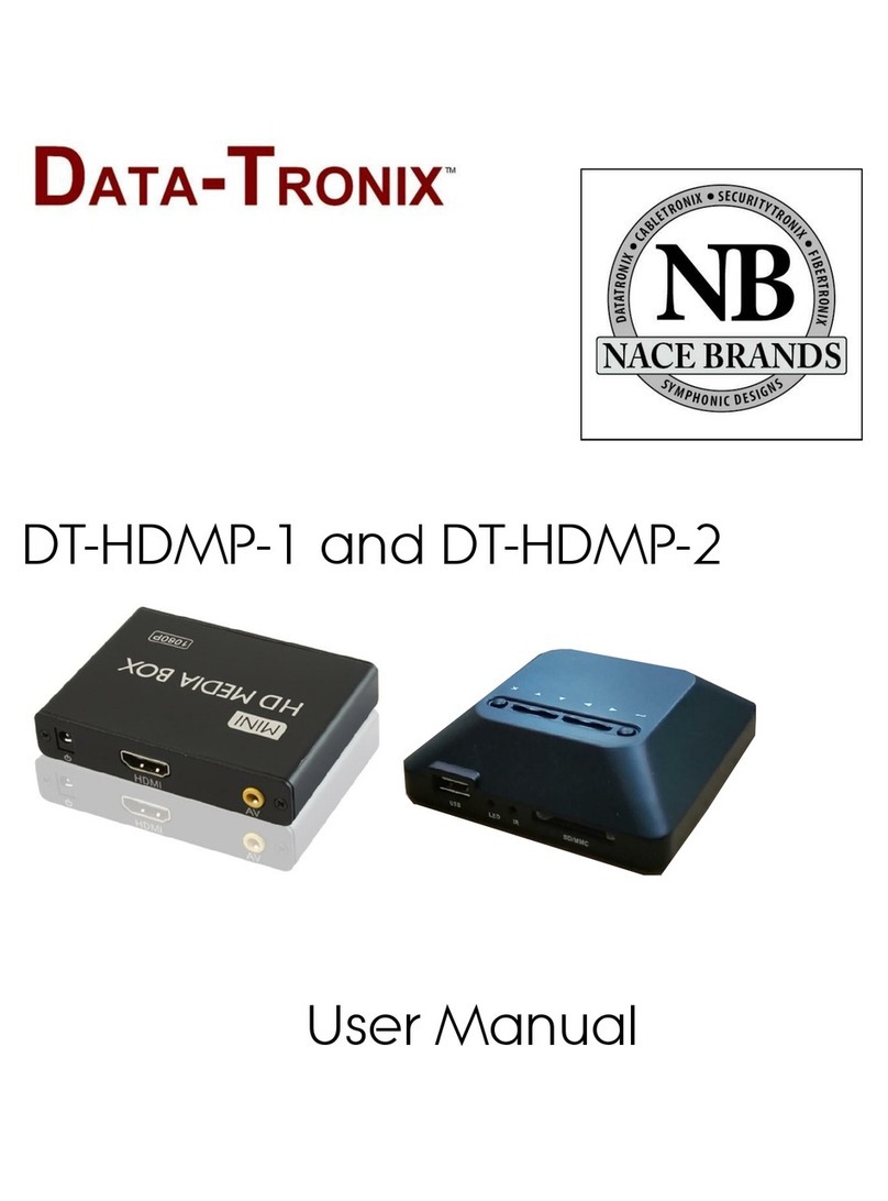 Data-Tronix DT-HDMP-1 User manual