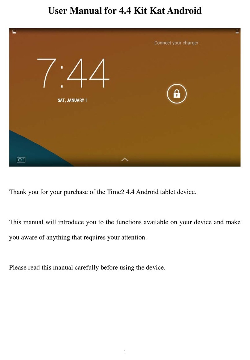 Time2 4.4 Android tablet user manual