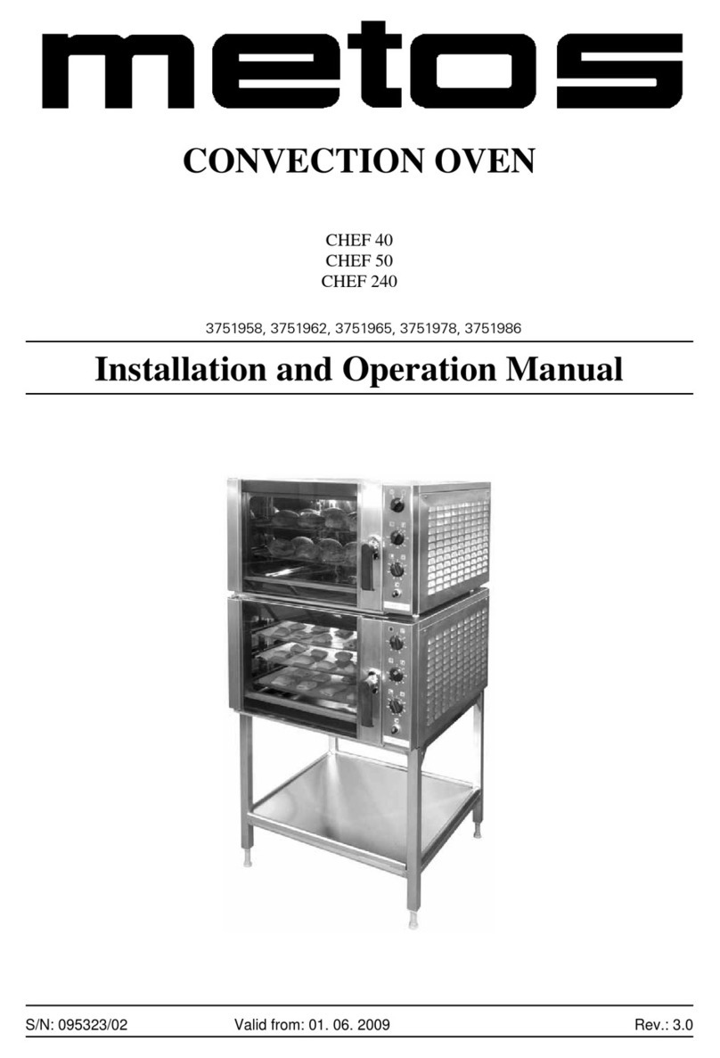 Metos Chef 40 User manual