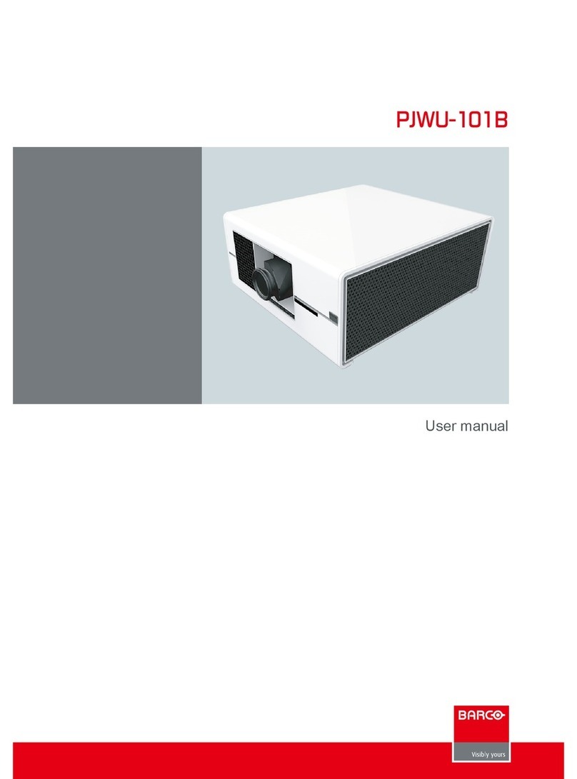 Barco PJWU-101B User manual