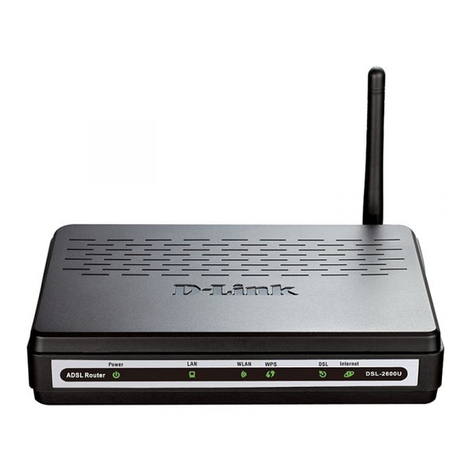 D-Link DSL-2600U User manual D-Link DSL-2600U User manual