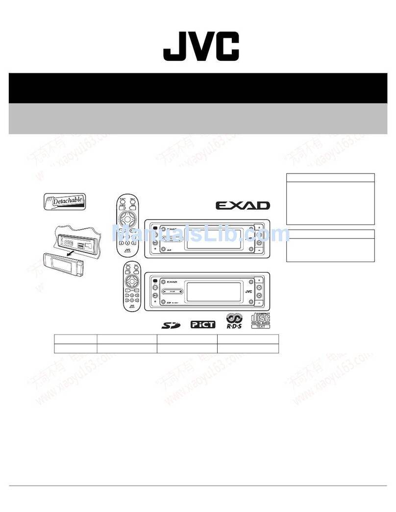 JVC EXAD KD-LHX552 User manual
