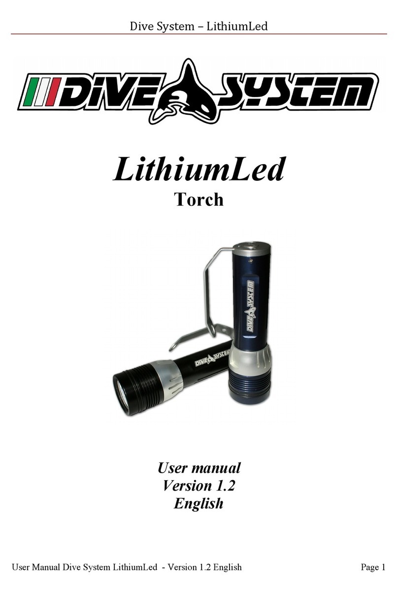 Dive System LithiumLed user manual Dive System LithiumLed user manual