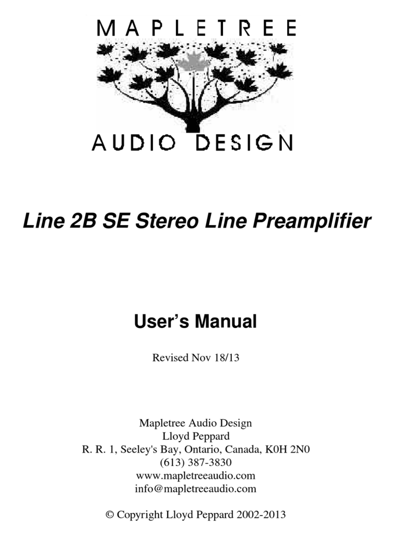Mapletree Line 2B SE User manual
