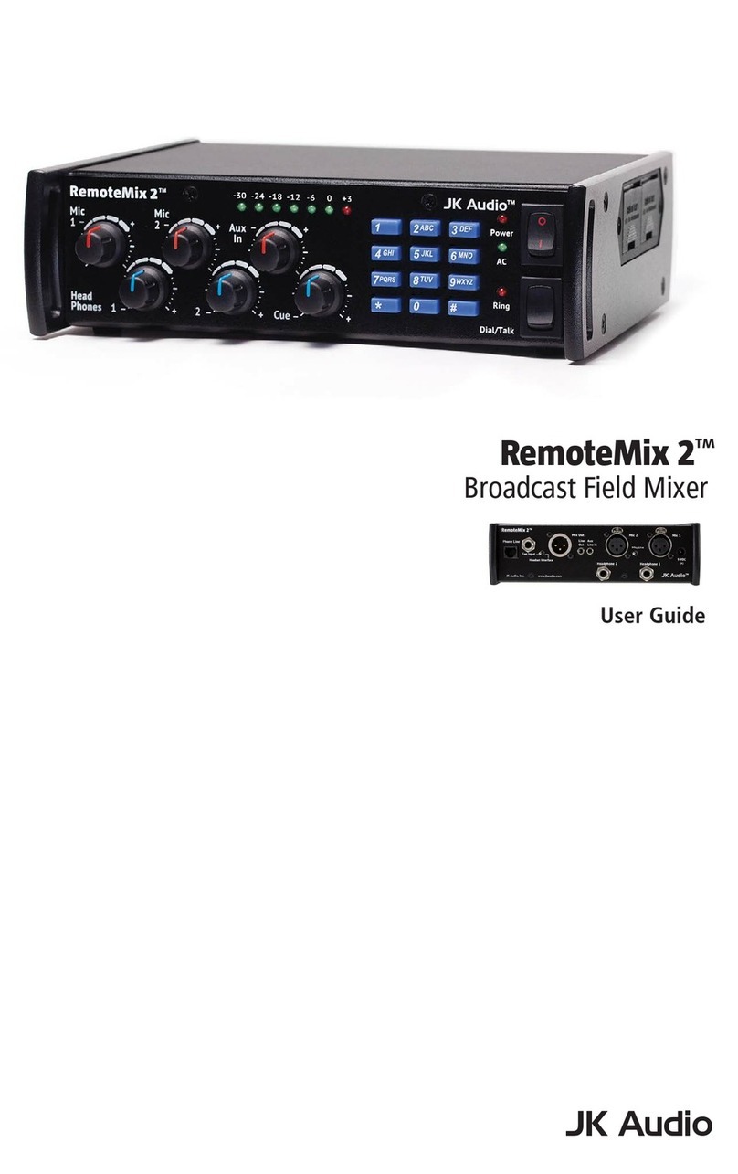 JK Audio RemoteMix 2 user guide