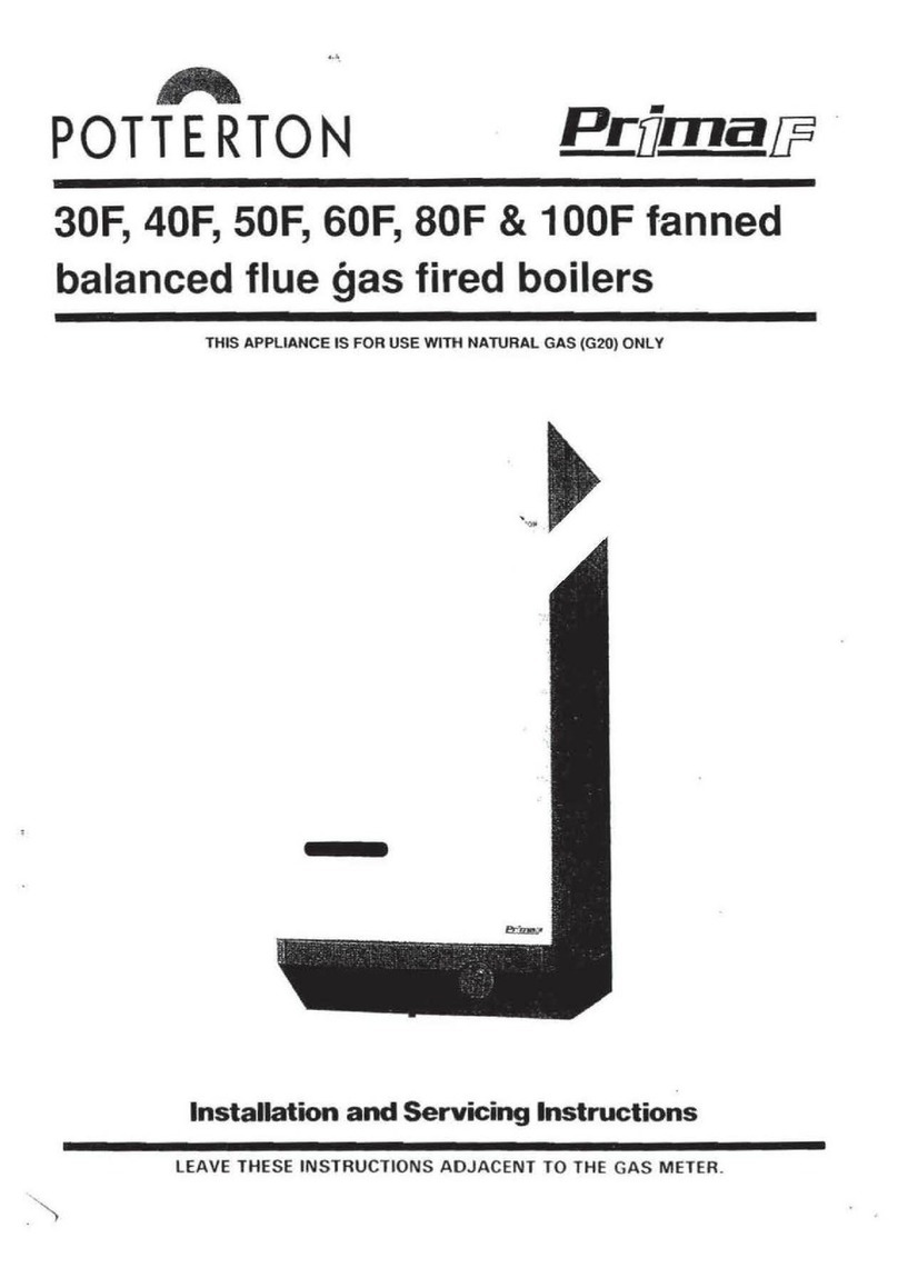 PrimaF 30F Installation and servicing instructions