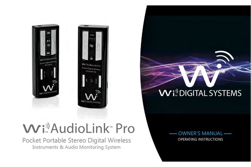 Wi Digital Systems AudioLink Pro Owner's manual & operating instructions