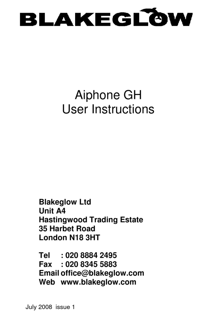 Blakeglow Aiphone GH-1AD User instructions