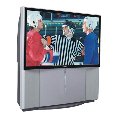 Sony KV-32HS500 Instructions: TV stand  (primary... Installation guide