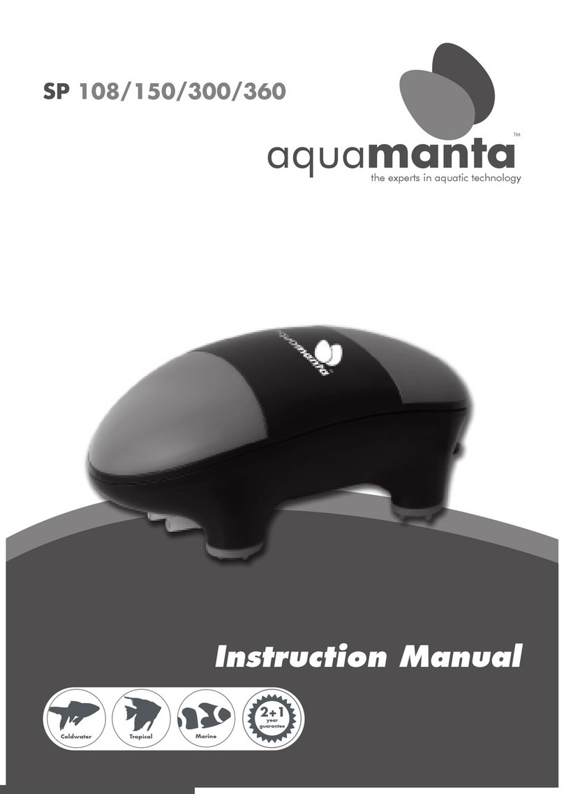 aquamanta SP 108 instruction manual