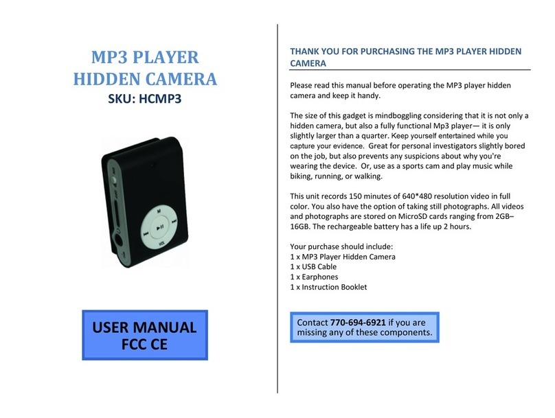 Mini Gadgets HCMP3 User manual