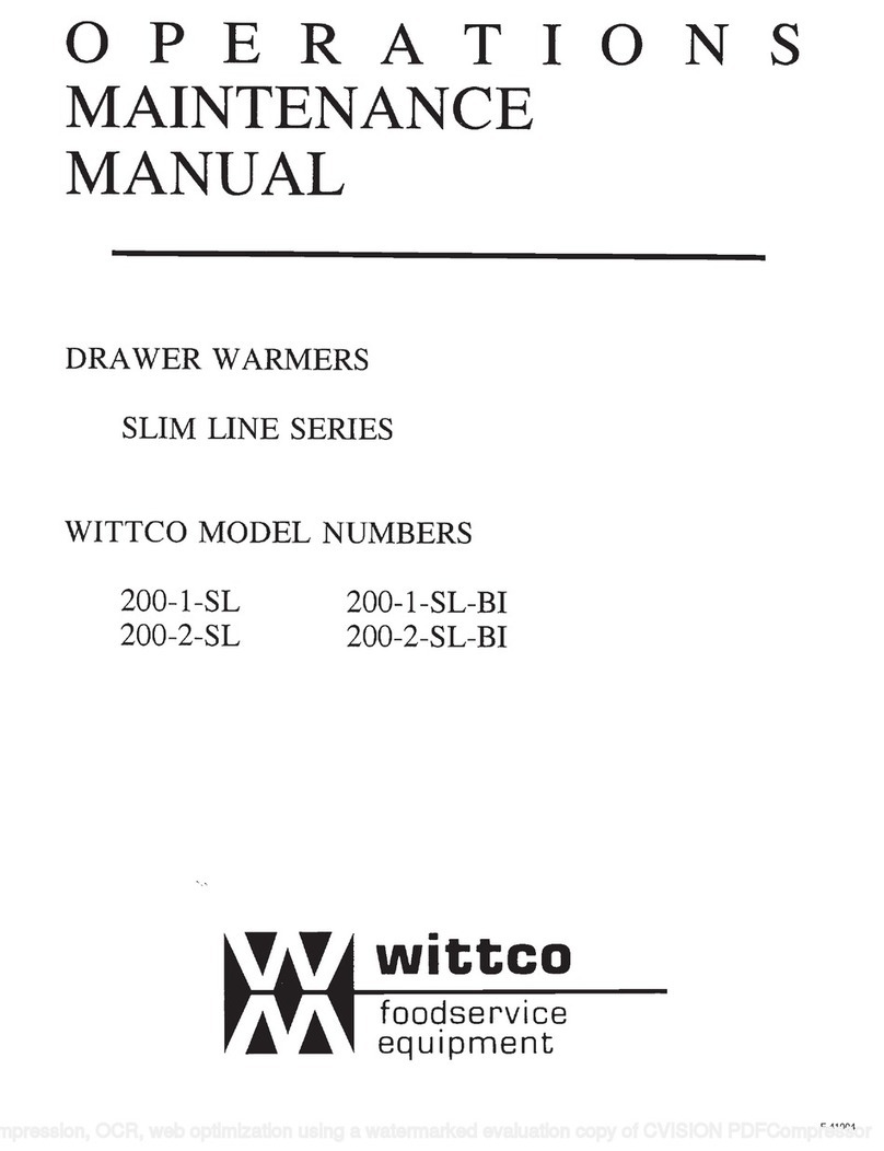 Wittco 200-1-SL Operation & maintenance manual Wittco 200-1-SL Operation & maintenance manual