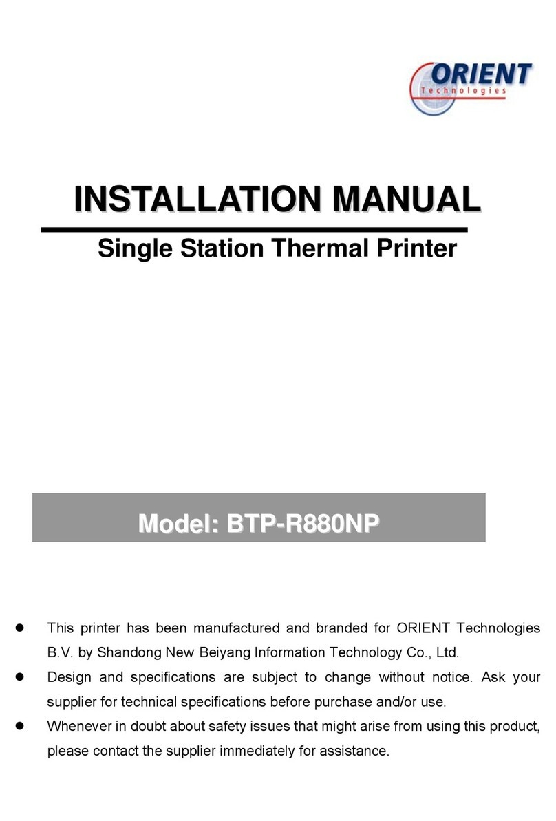 Orient BTP-R880NP User manual
