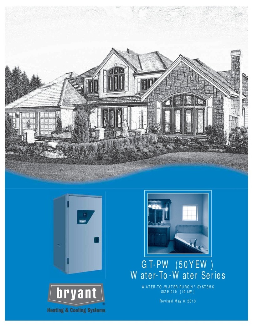 Bryant 50YEW User manual