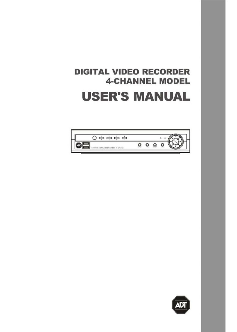 ADT 4-channel DVR user manual