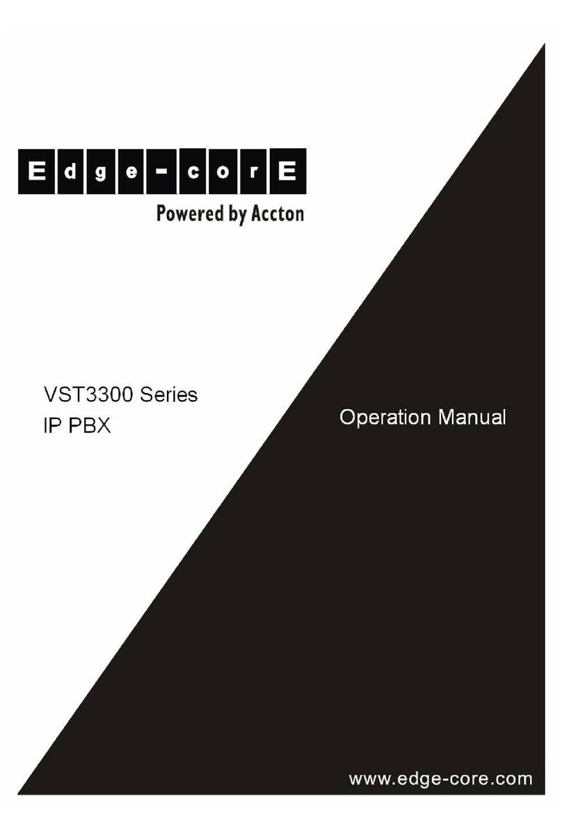 Edge-Core VST3305 Operation manual
