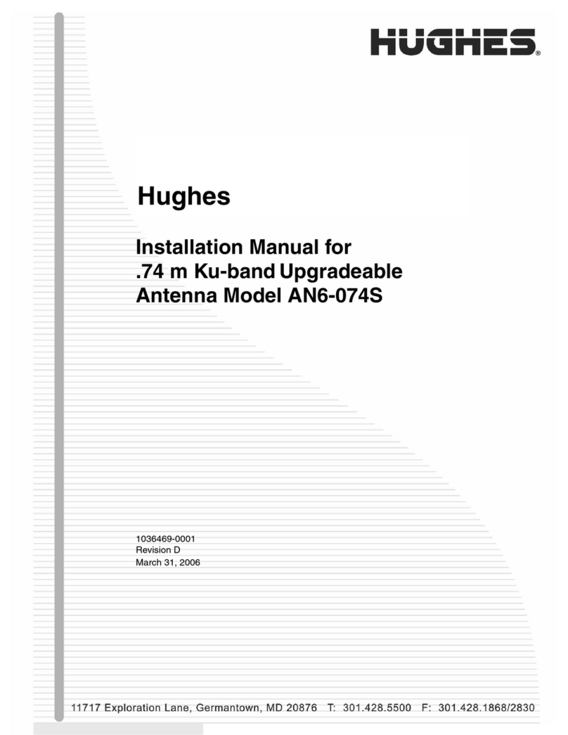Hughes AN6-074S installation manual Hughes AN6-074S installation manual