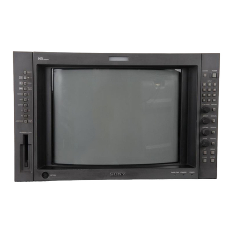 Sony TRINITRON BVM-14G1A User manual